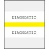Medical Arts Press® Standard Preprinted Chart Divider Tabs; Diagnostic, Yellow