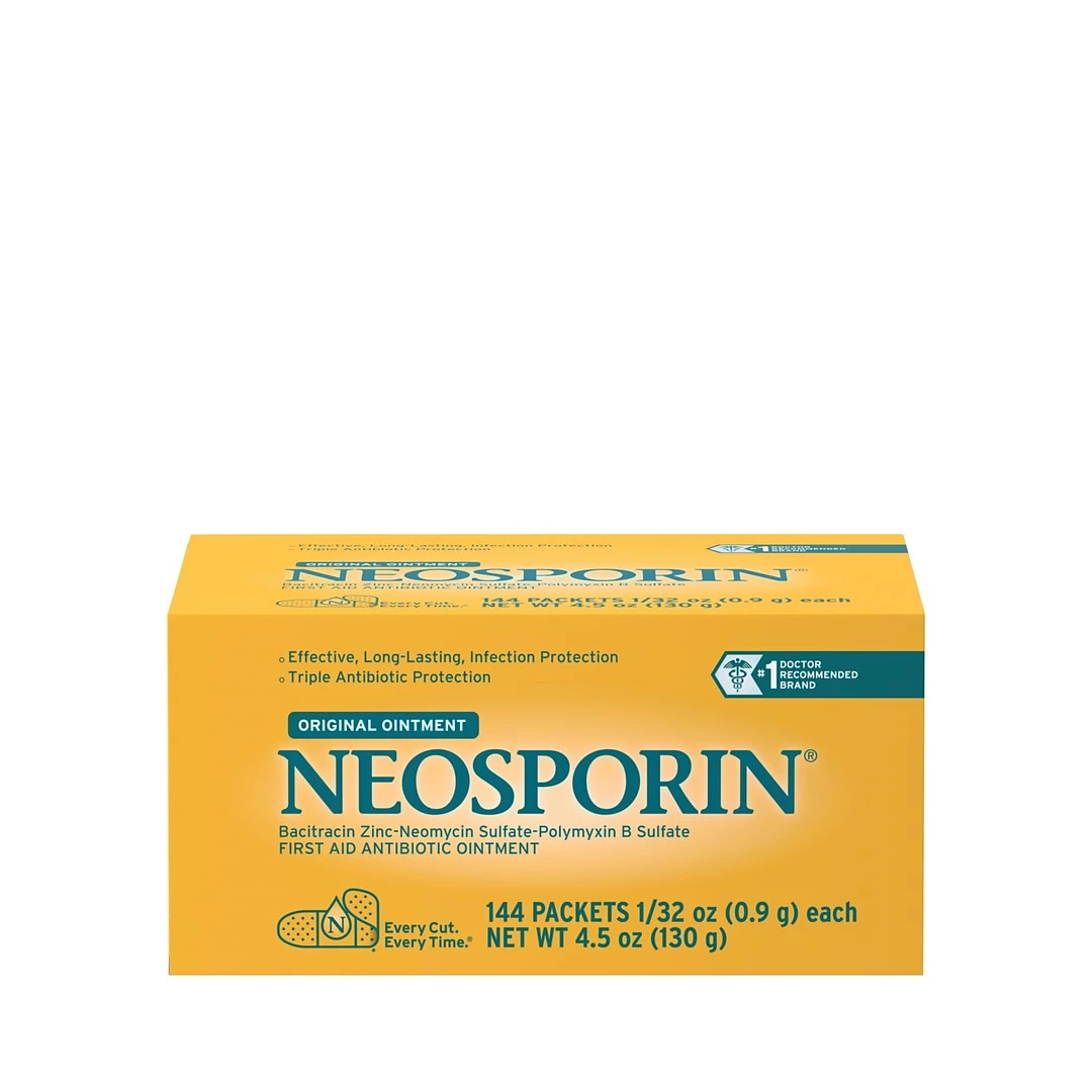 Neosporin Original Ointment, 144 Packets Of 1/32 Oz (0.9 G) Each (04257)