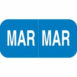 Medical Arts Press® Smead® Compatible Month Labels; March