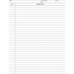 Medical Arts Press® Progress Notes, Includes Name, Sex, Birthdate And Page Number