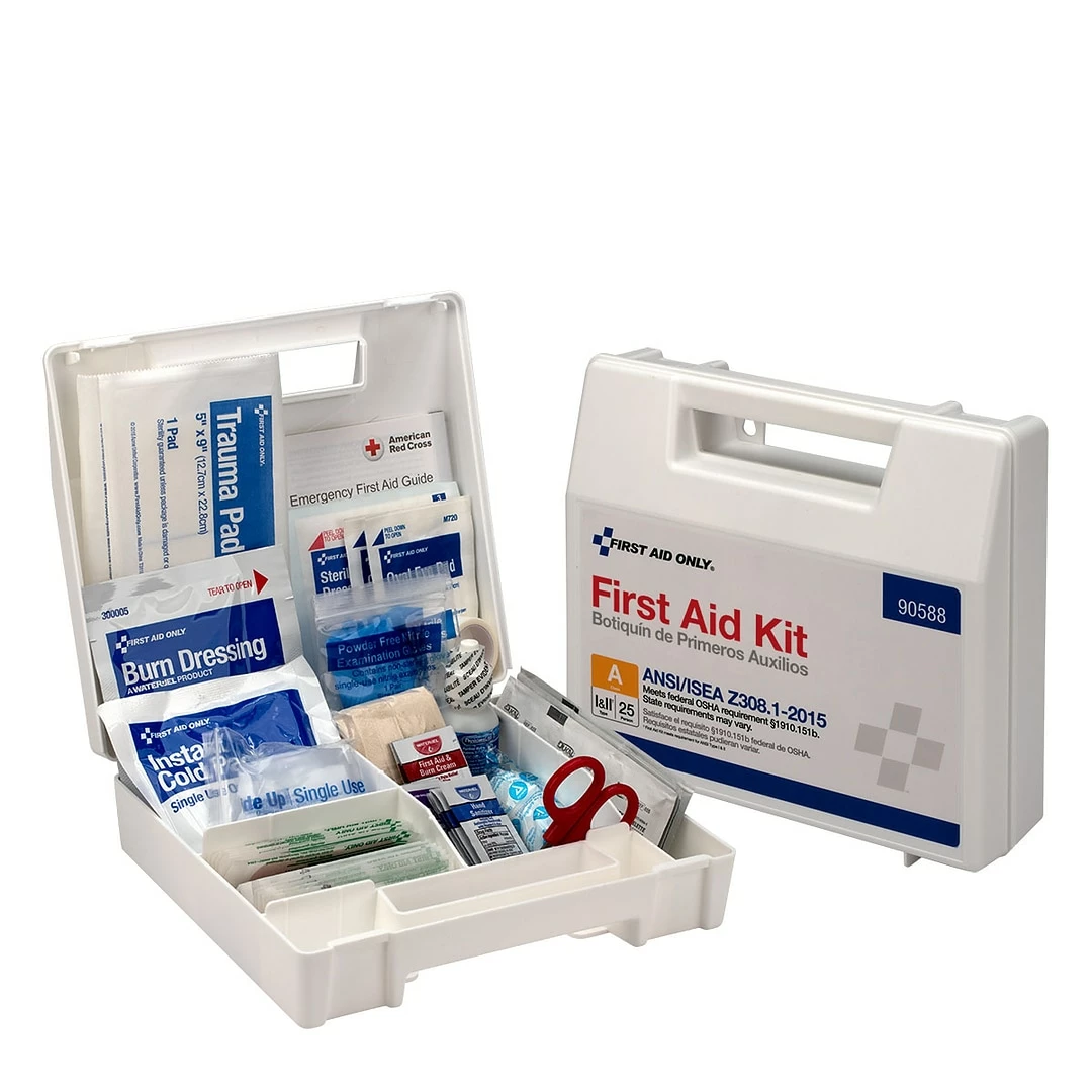 First Aid Only 89 Pc. First Aid Kit For 25 (90588)
