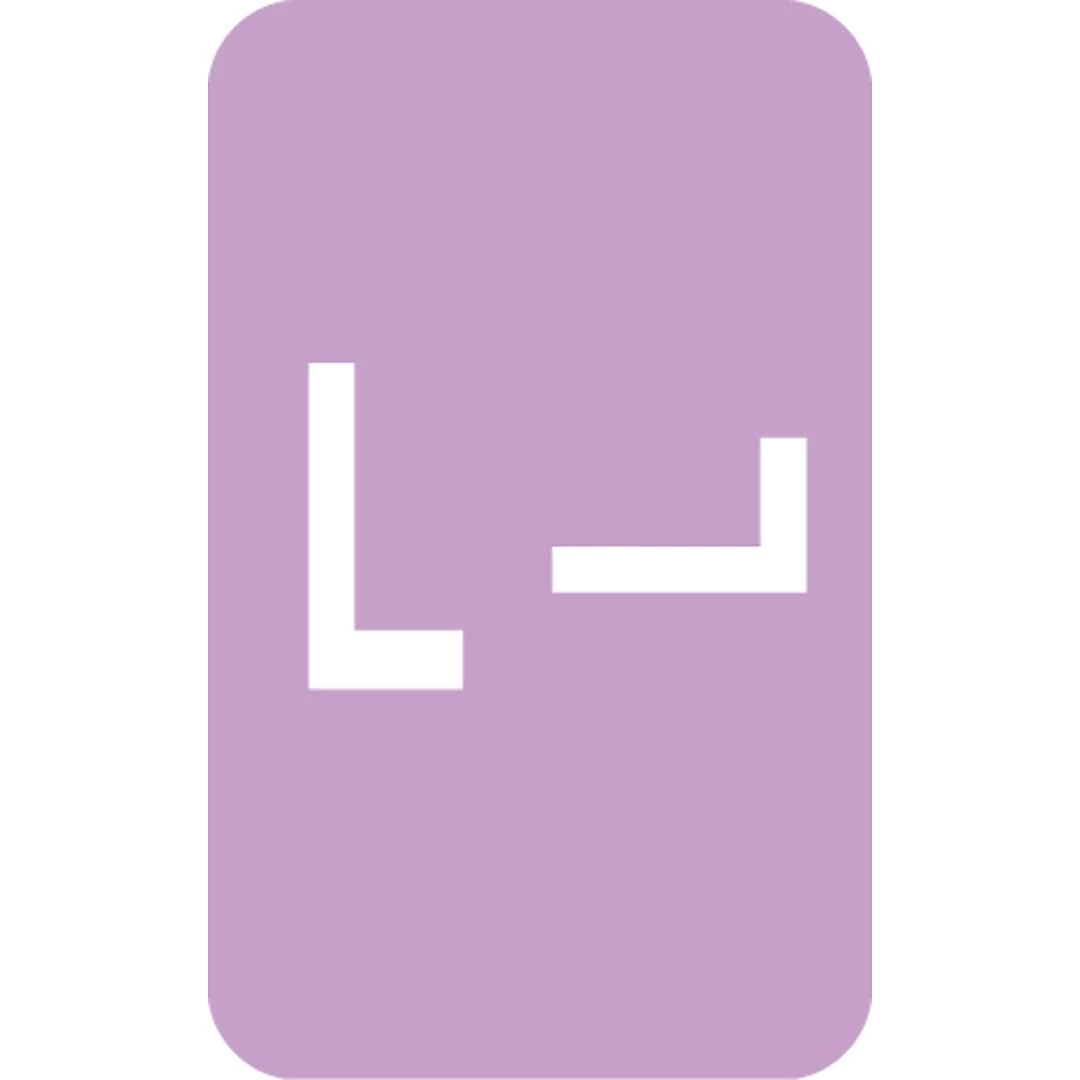 Medical Arts Press® Smead® Alpha-Z® Compatible Alpha Sheet Labels, "L"