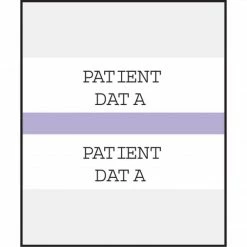 Medical Arts Press® Standard Preprinted Chart Divider Tabs; Patient Data, Lavender