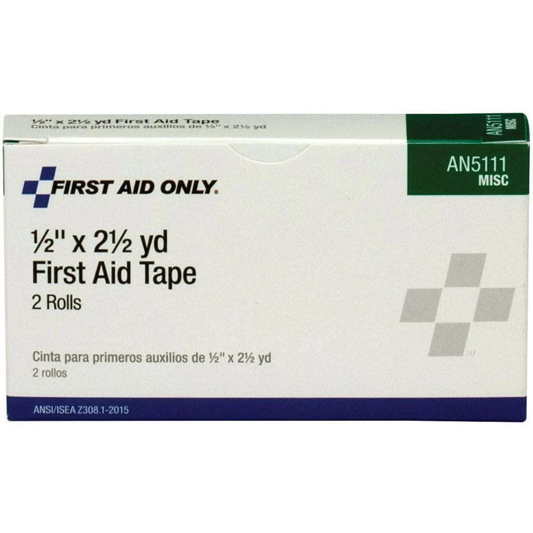 First Aid Only™ First Aid Tape, Paper, 1/2", 2/Box