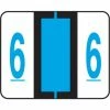 Medical Arts Press® TAB® Products Compatible Numeric Roll Labels, "6"