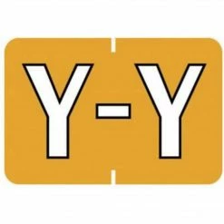 Medical Arts Press® Barkley® & Sycom® Compatible Alpha Sheet Style Labels, "Y"