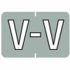 Medical Arts Press® Barkley® & Sycom® Compatible Alpha Sheet Style Labels, "V"