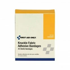 First Aid Only 2.5"W X 3.25"L Knuckle Bandages, 40/Box (G124)