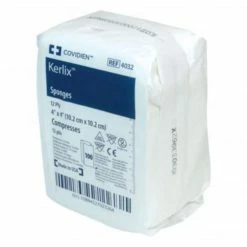 Kerlix 4" 6-Ply Cotton Gauze Sponges, 100/Box (KKBS019032)