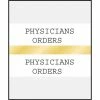 Medical Arts Press® Standard Preprinted Chart Divider Tabs; Physicians Orders, Gold