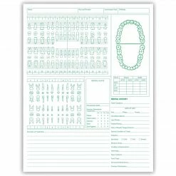 Medical Arts Press® Dental Exam Chart; Vertical