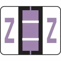Medical Arts Press® TAB® Products Compatible Alpha Roll Labels, Letter Z