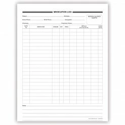 Medical Arts Press® Animal Patient Record, Vaccination Chart