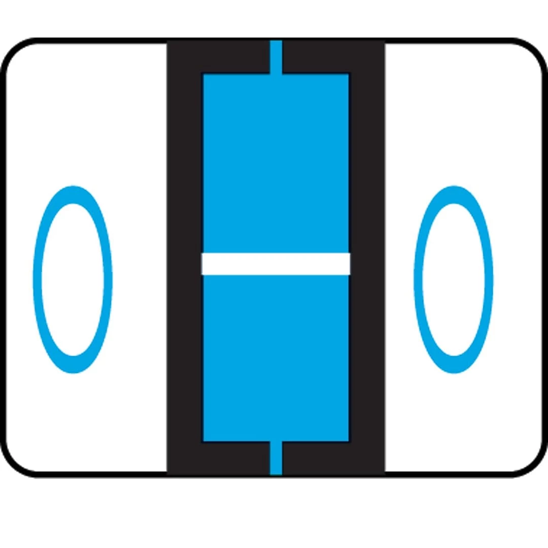 Medical Arts Press® TAB® Products Compatible Alpha Binder Sheet Style Labels; Letter O