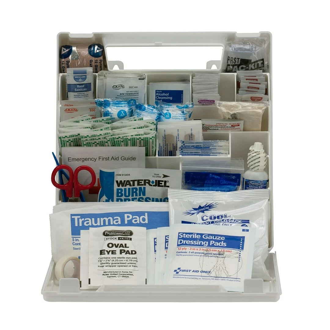 First Aid Only 183 Pc. First Aid Kit For 50 People (90639) - Image 2