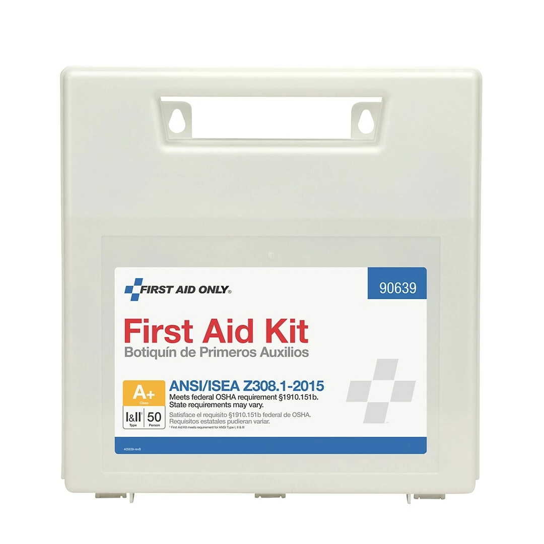 First Aid Only 183 Pc. First Aid Kit For 50 People (90639) - Image 3