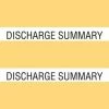 Medical Arts Press® Large Chart Divider Tabs; Discharge Summary, Tan