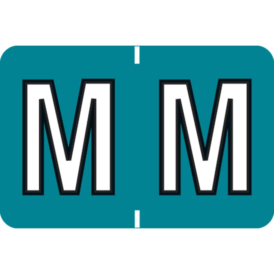 Medical Arts Press® Colwell Jewel Tone® Compatible Alpha Roll Labels, "N"