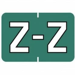 Medical Arts Press® Barkley® & Sycom® Compatible Alpha Sheet Style Labels, "Z"