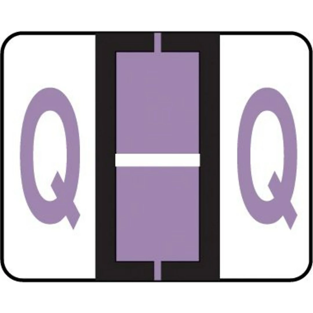 Medical Arts Press® TAB® Products Compatible Alpha Roll Labels, Letter Q