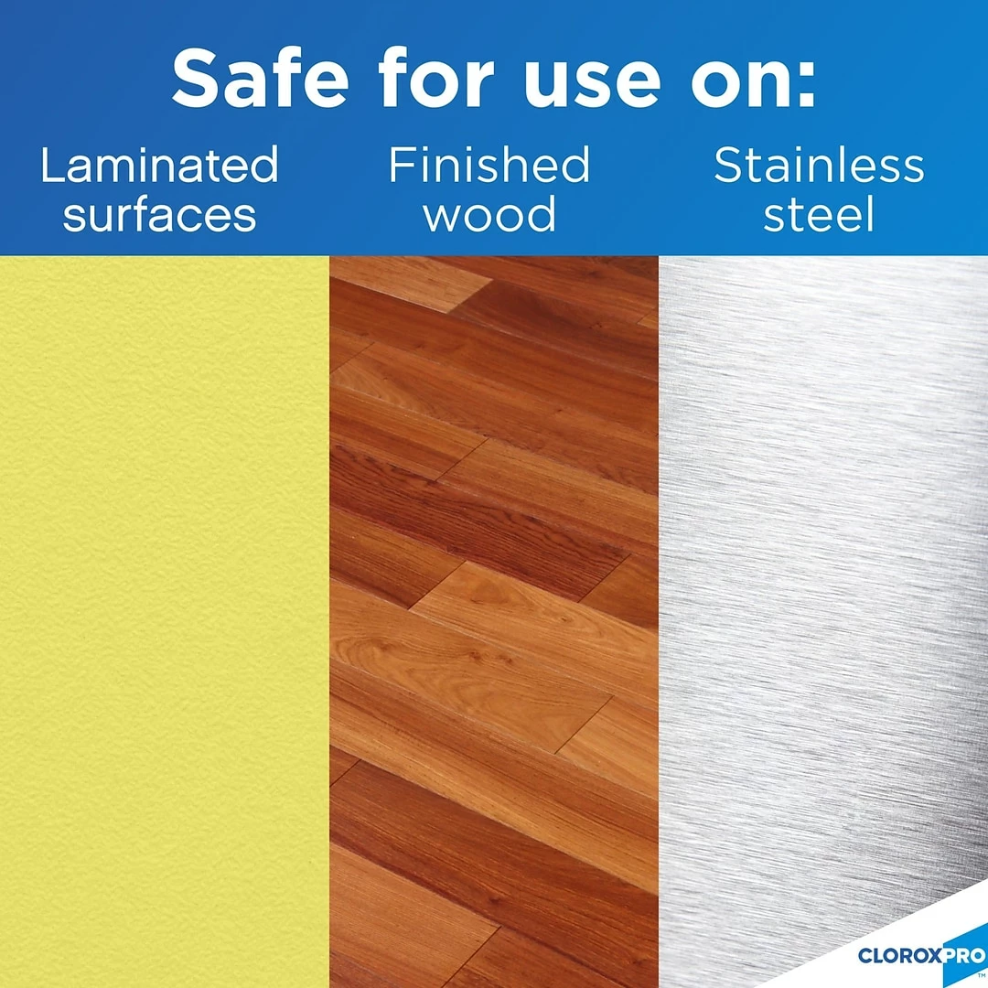 CloroxPro® Disinfecting Wipes, Bleach-Free, Fresh Scent, 70 Count (Package May Vary) - Image 4