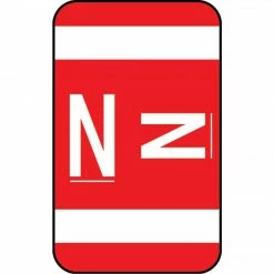 Medical Arts Press® Smead® Alpha-Z® Compatible Alpha Sheet Labels, "N"