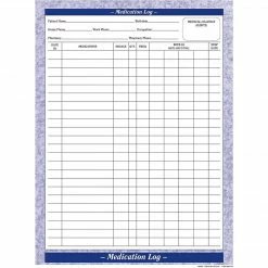 Medical Arts Press® Medications Form, Purple FormFamily™