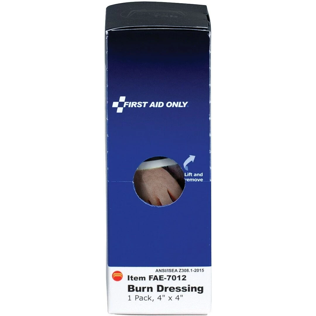 SmartCompliance First Aid Only Burn Dressing, 4" X 4", 1/Box (FAE-7012) - Image 3