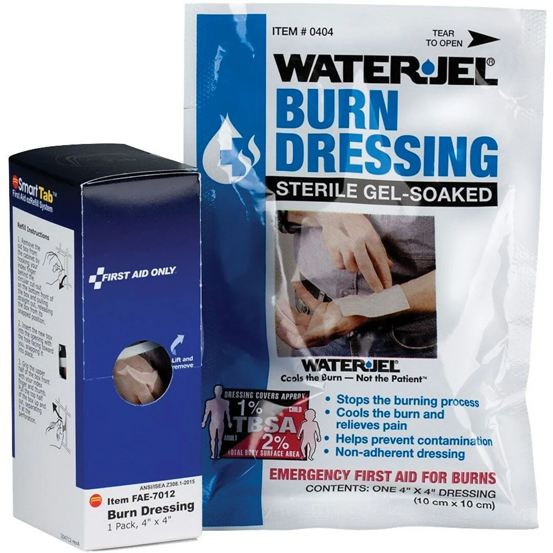 SmartCompliance First Aid Only Burn Dressing, 4" X 4", 1/Box (FAE-7012) - Image 4