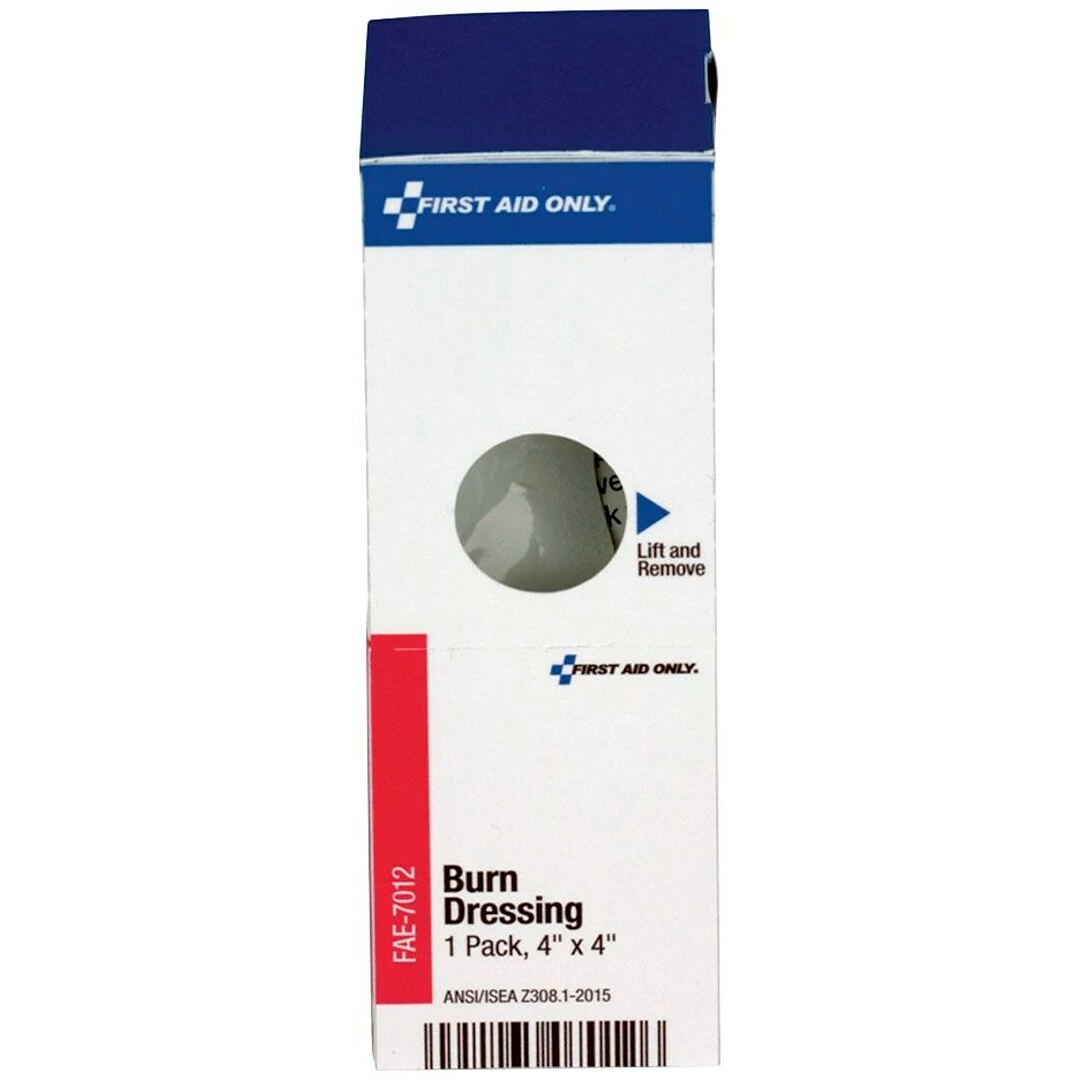 SmartCompliance First Aid Only Burn Dressing, 4" X 4", 1/Box (FAE-7012) - Image 5