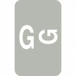 Medical Arts Press® Smead® Alpha-Z® Compatible Alpha Sheet Labels, "G"