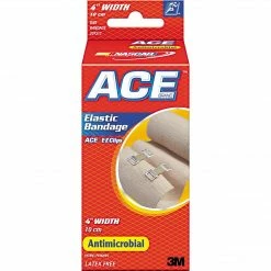 ACE Elastic Bandage With E-Z Clips; 4" X 1.8 Yds. (207313)