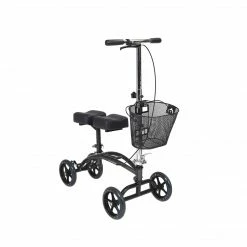 Drive Medical Dual Pad Steerable Knee Walker Knee Scooter With Basket Alternative To Crutches (796)