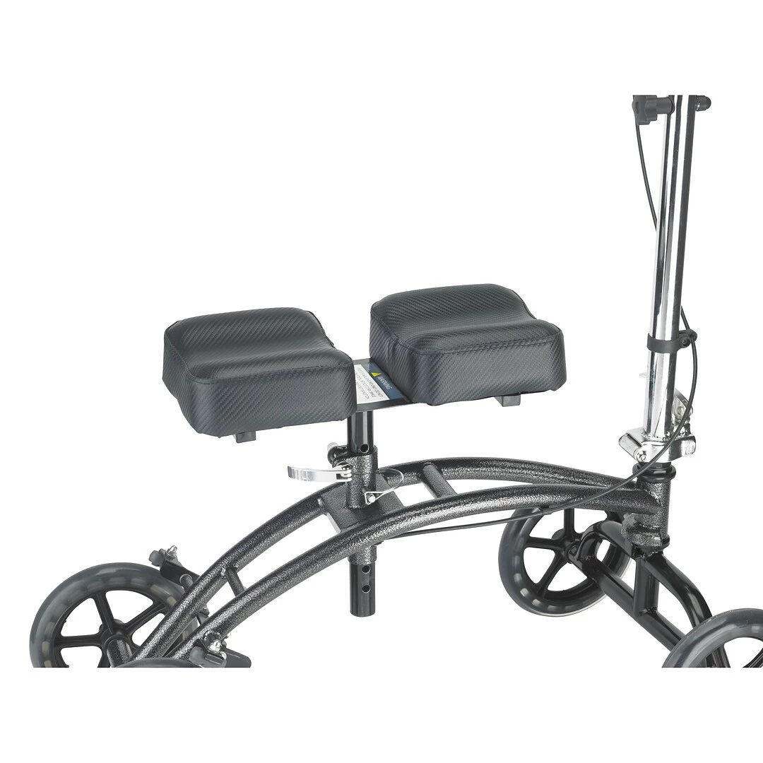 Drive Medical Dual Pad Steerable Knee Walker Knee Scooter With Basket Alternative To Crutches (796) - Image 4