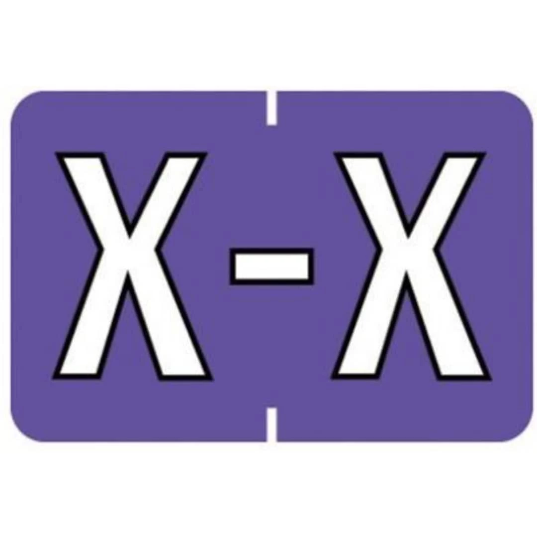 Medical Arts Press® Barkley® & Sycom® Compatible Alpha Sheet Style Labels, "X"