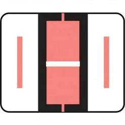 Medical Arts Press® TAB® Products Compatible Alpha Binder Sheet Style Labels, Letter I