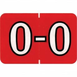 Medical Arts Press® Colwell Jewel Tone® Compatible Alpha Sheet Style Labels, "O"