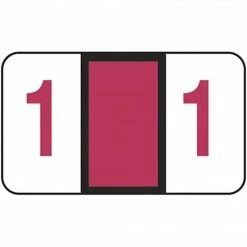 Medical Arts Press® Jeter® Compatible 5100 Series Numeric Roll Labels, "1"