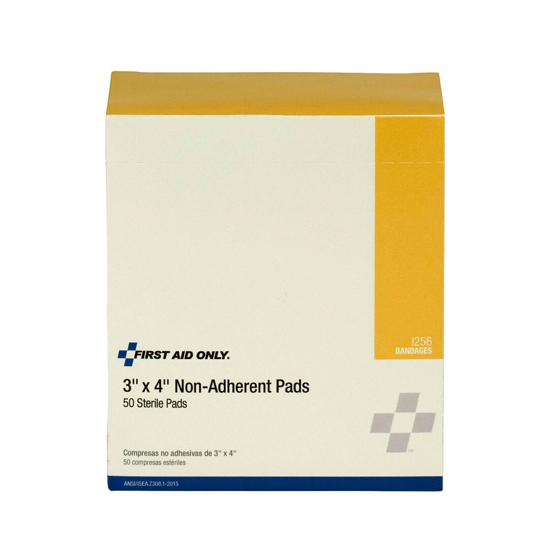 First Aid Only Non-Stick Pad, 3" X 4", 50/Box (I256) - Image 3