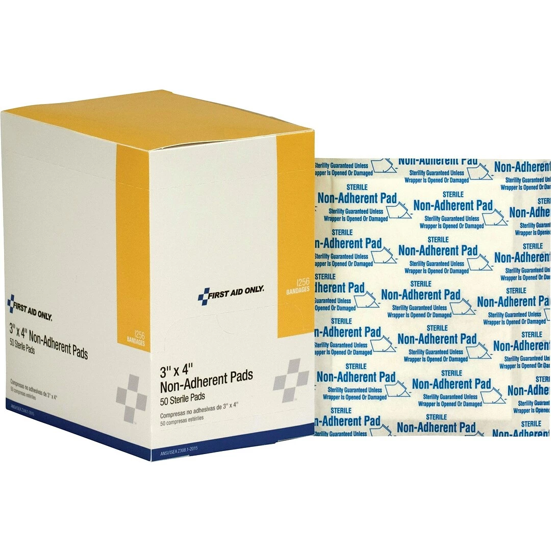 First Aid Only Non-Stick Pad, 3" X 4", 50/Box (I256) - Image 4