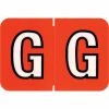 Medical Arts Press® Colwell Jewel Tone® Compatible Alpha Sheet Style Labels, "G"