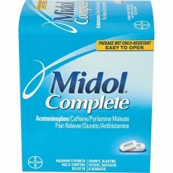 Midol® Complete Pain Relief Tablets, 2 Tablets/Packet, 30 Packets/Box (PFYBXMD30)