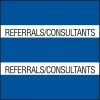 Medical Arts Press® Large Chart Divider Tabs, Referrals/Consultants, Dk. Blue