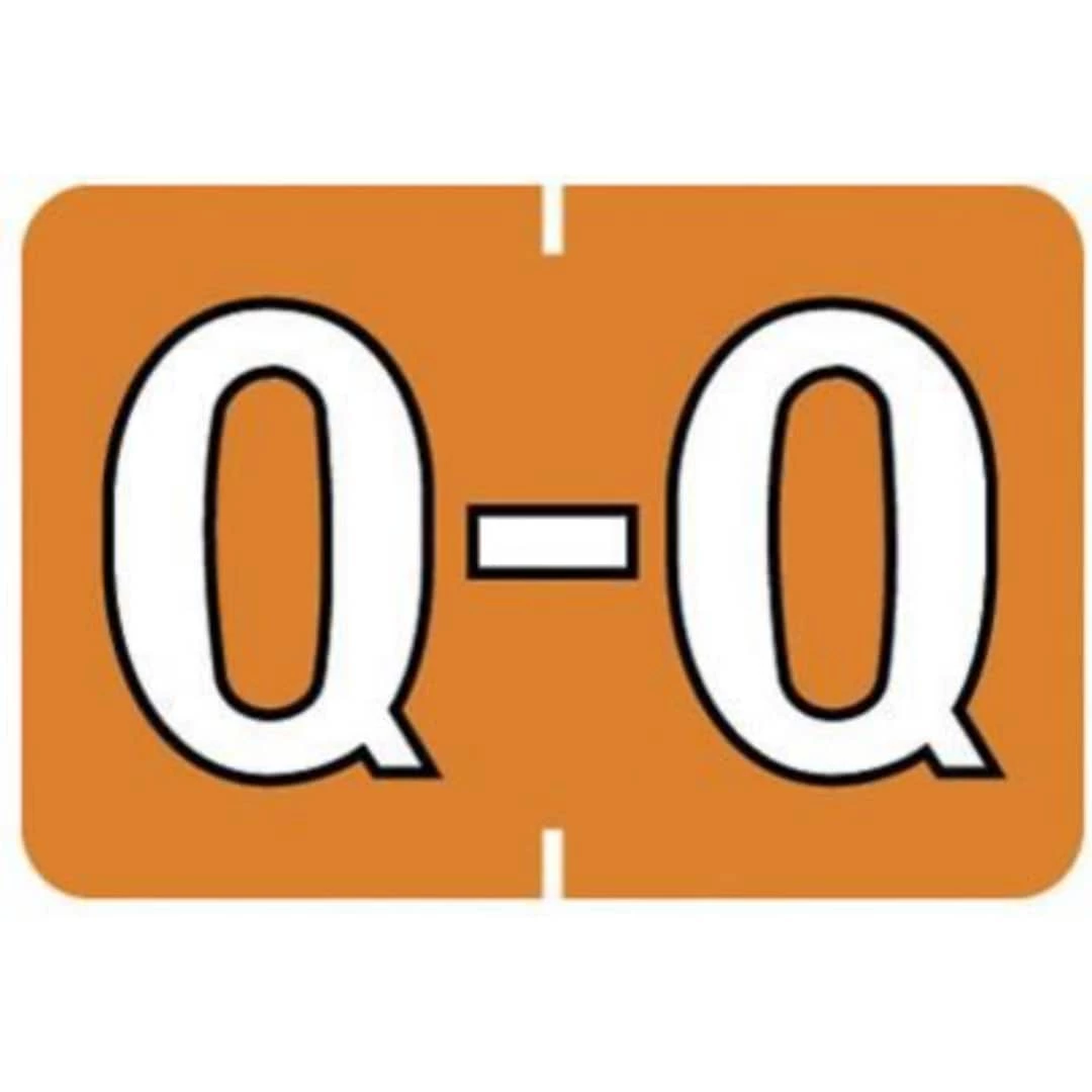 Medical Arts Press® Barkley® & Sycom® Compatible Alpha Sheet Style Labels, "Q"