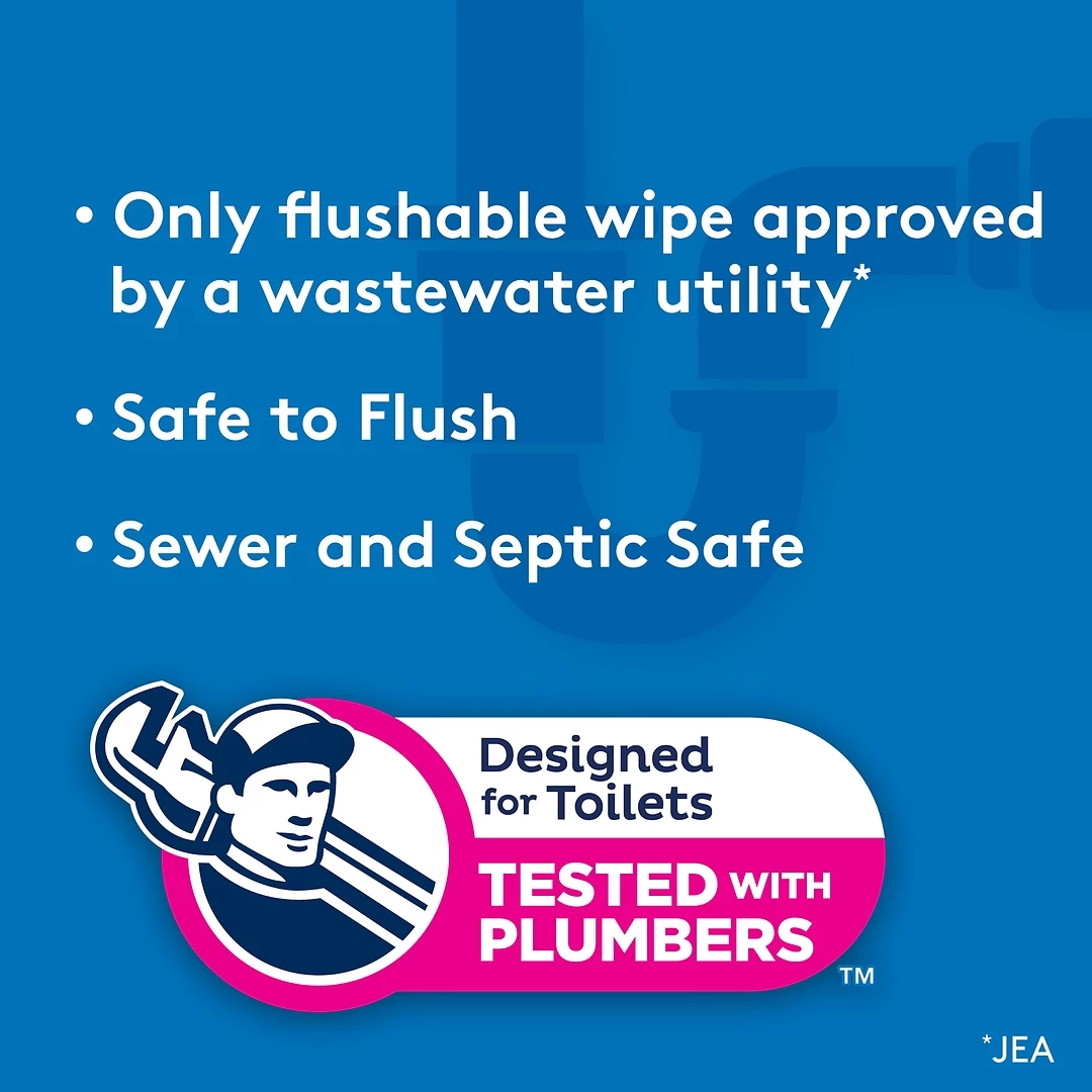 Cottonelle Flushable Wet Wipes - 2 Flip-Top Packs, 84 Total Wipes - Image 5