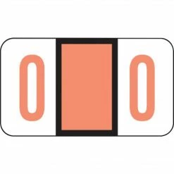 Medical Arts Press® Jeter® Compatible 5100 Series Numeric Roll Labels, "0"