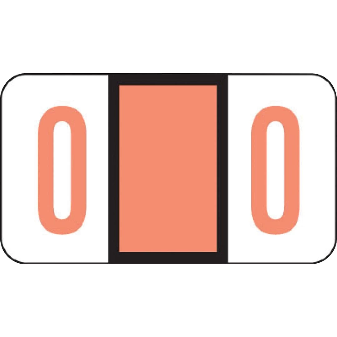 Medical Arts Press® Jeter® Compatible 5100 Series Numeric Roll Labels, "0"