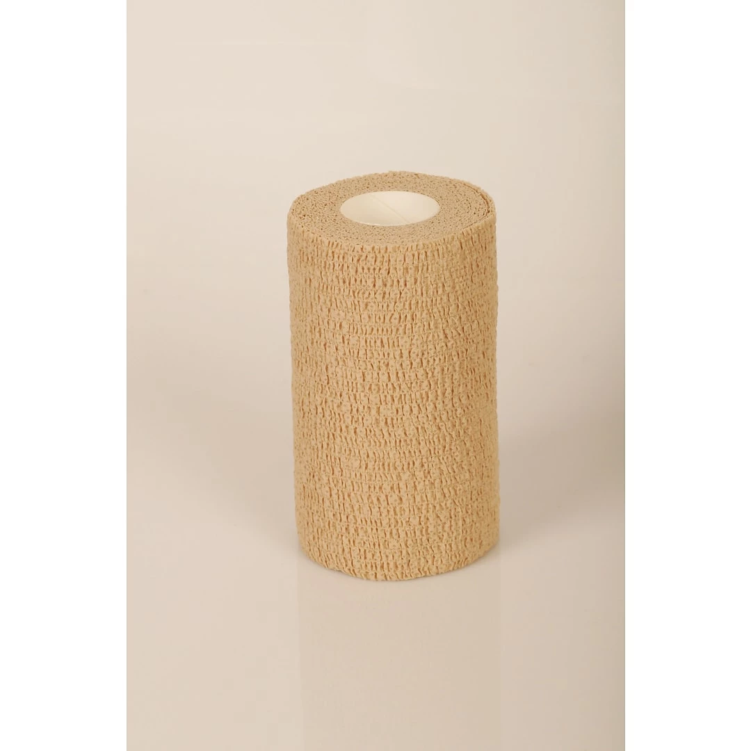 Medline CaringĀ® Latex Non-sterile Cohesive Bandages, Tan, 5 Yds L X 2" W, 36/Pack