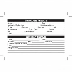 Medical Arts Press® Medical Laboratory Labels, Urinalysis Results, White, 2-1/2x4", 100 Labels