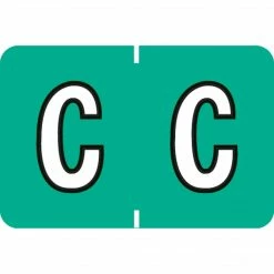 Medical Arts Press® Colwell Jewel Tone® Compatible Alpha Roll Labels, "Mc"